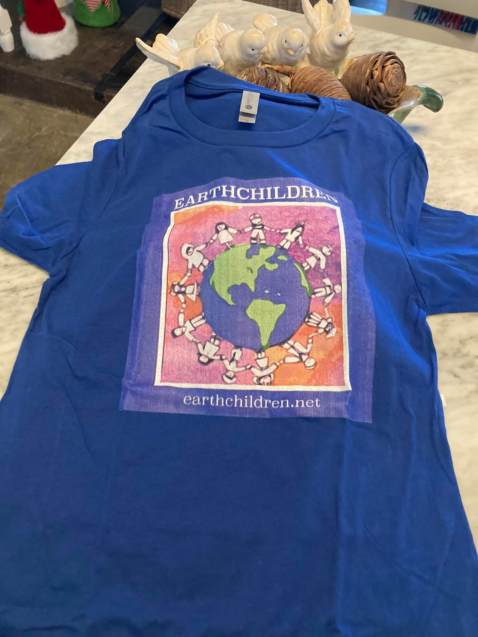 Earth Children Blue T-Shirt or Tee
