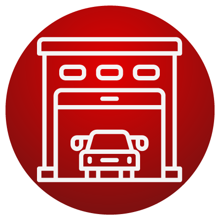 icon of a truck parked in a car wash