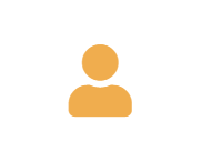 Icono de persona en naranja.