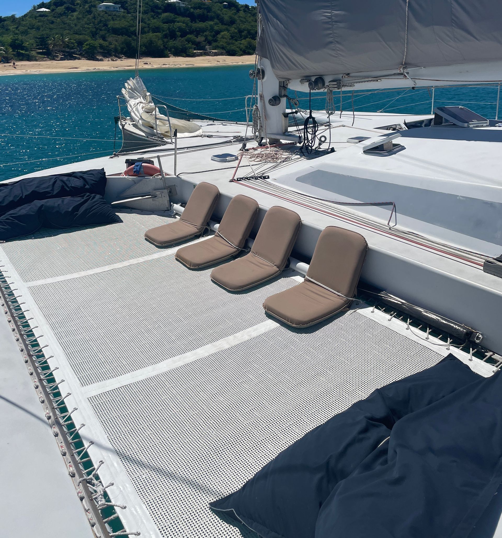 No1Sxm Lay Out Trampolines Private Day Sail