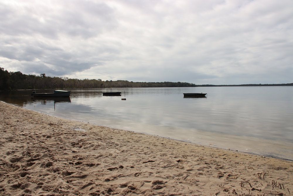 A Beach With Boats in the Water and Trees in the Background — ASAP Towing Pty Ltd in Cooroibah, QLD