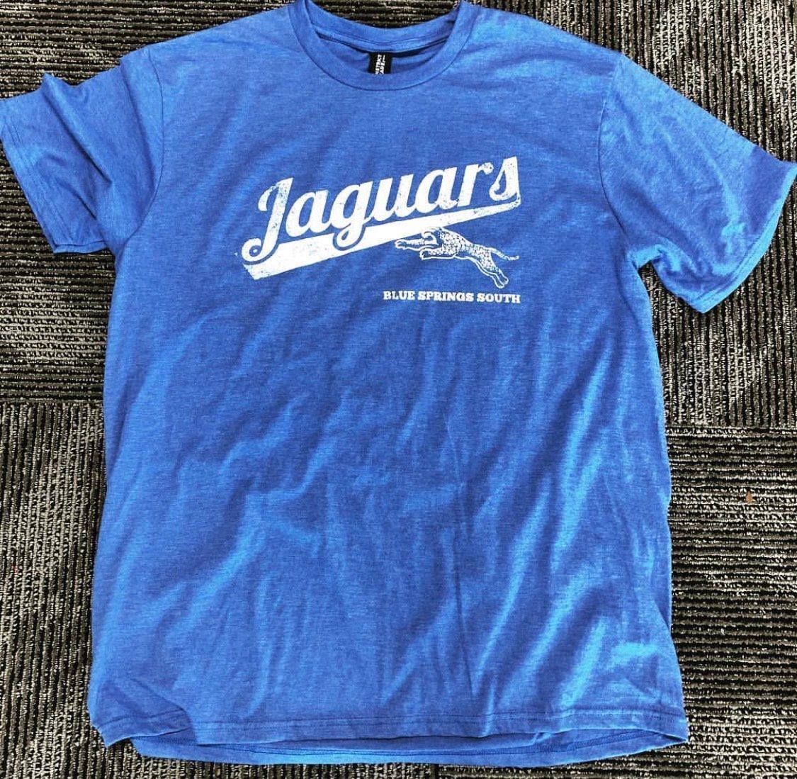 Blue jaguars logo t-shirt