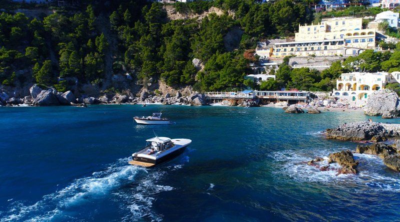Foto panoramica di un golfo