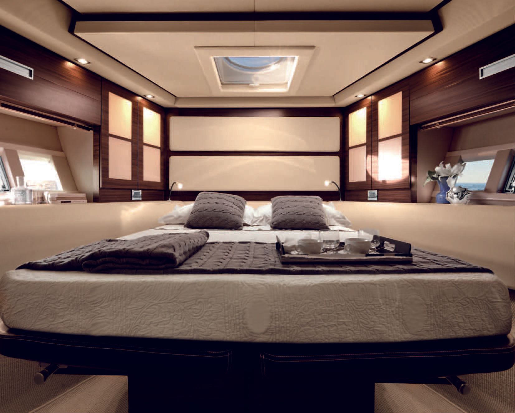 Cabina interna di uno Yacht