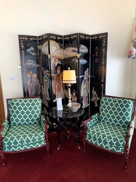 Seating at Betts & West Funeral Home in Nicholasville, KY