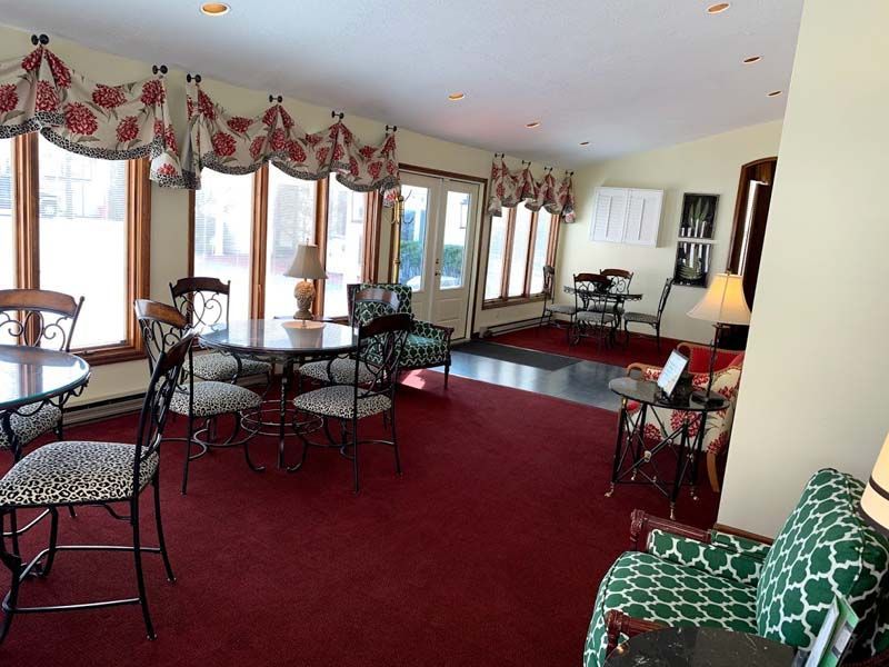 Open family area at Betts & West Funeral Home in Nicholasville, KY