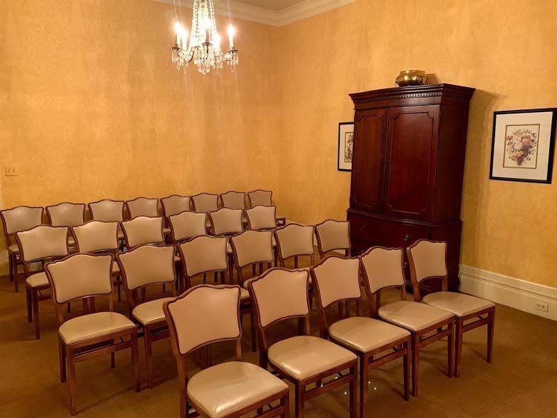 Viewing/chapel seating at Betts & West Funeral Home in Nicholasville, KY