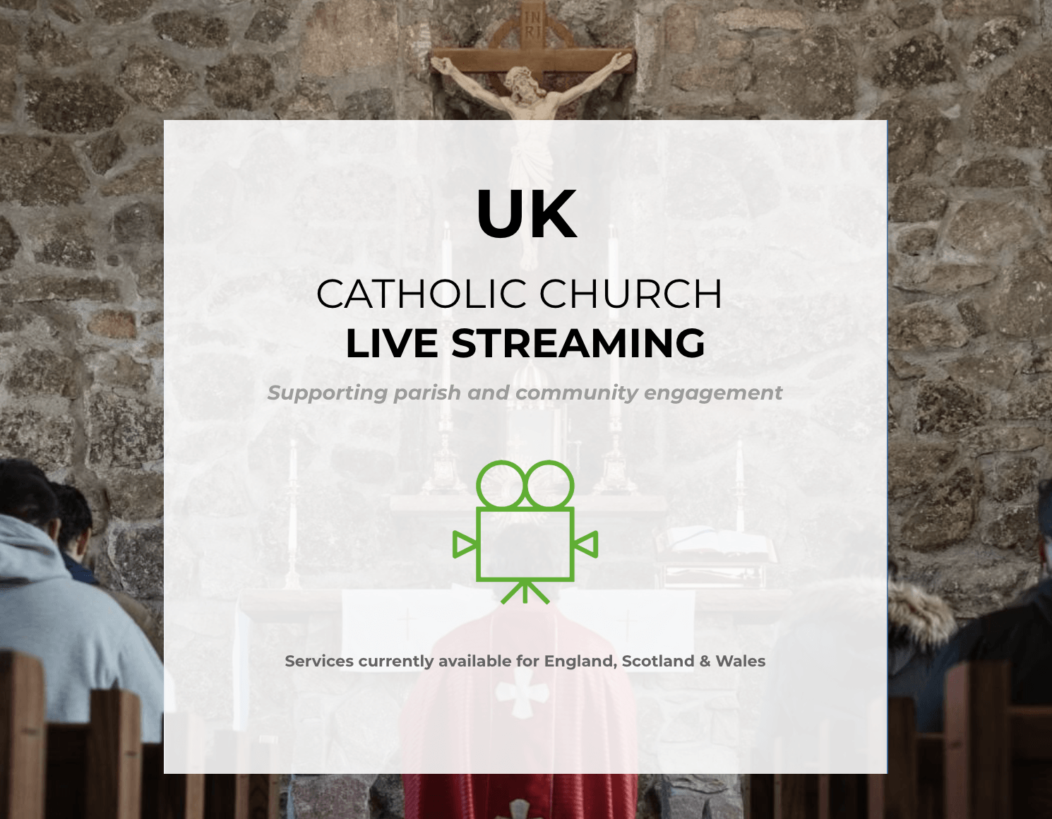 Catholic Church Live Streaming Live Mass for Parishioners
