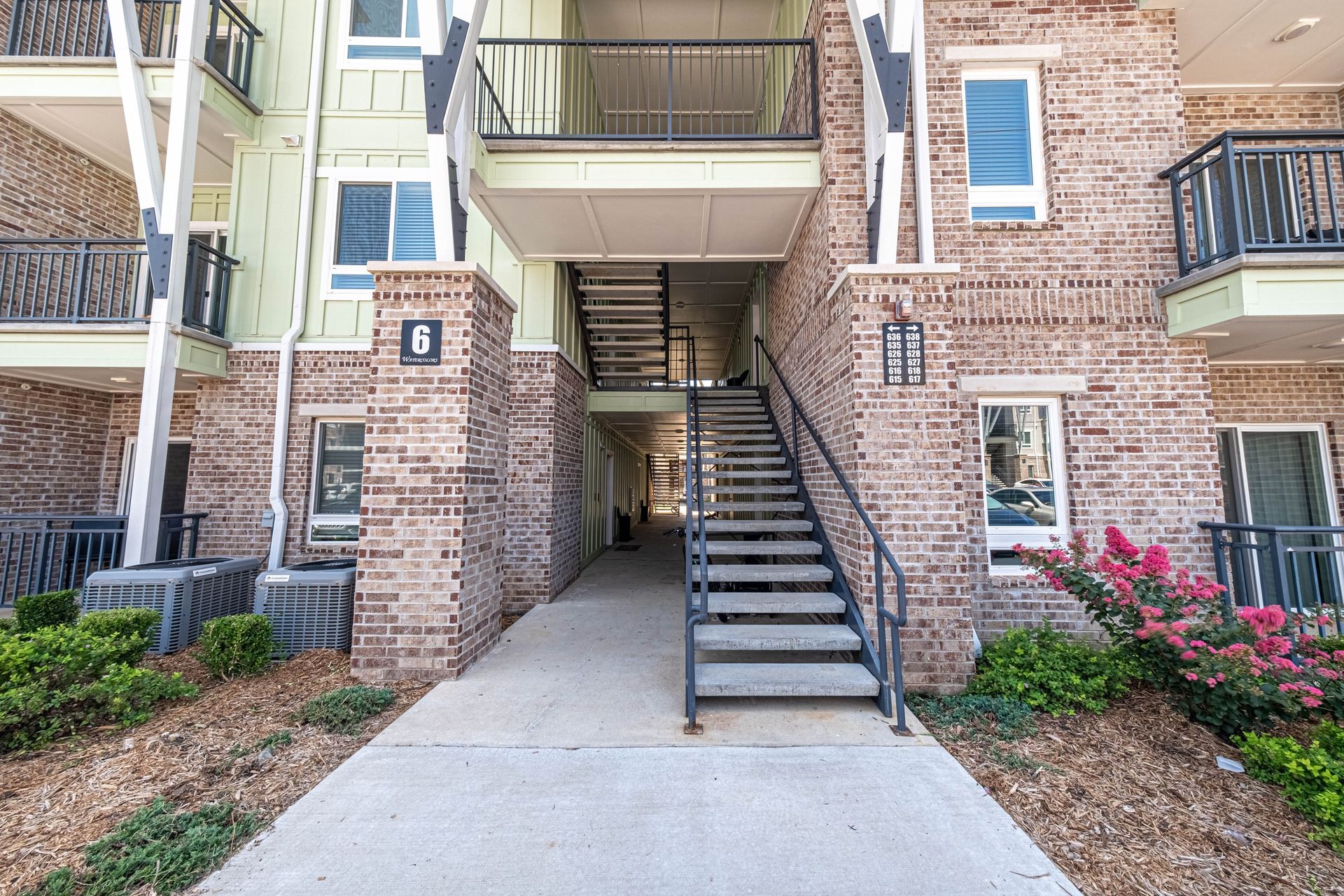 watercolors building exterior