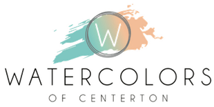Watercolors of centerton Logo - Footer