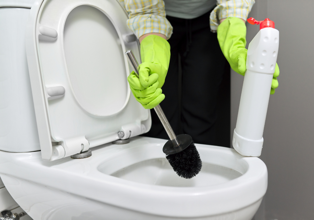 comprehensive toilet cleaning