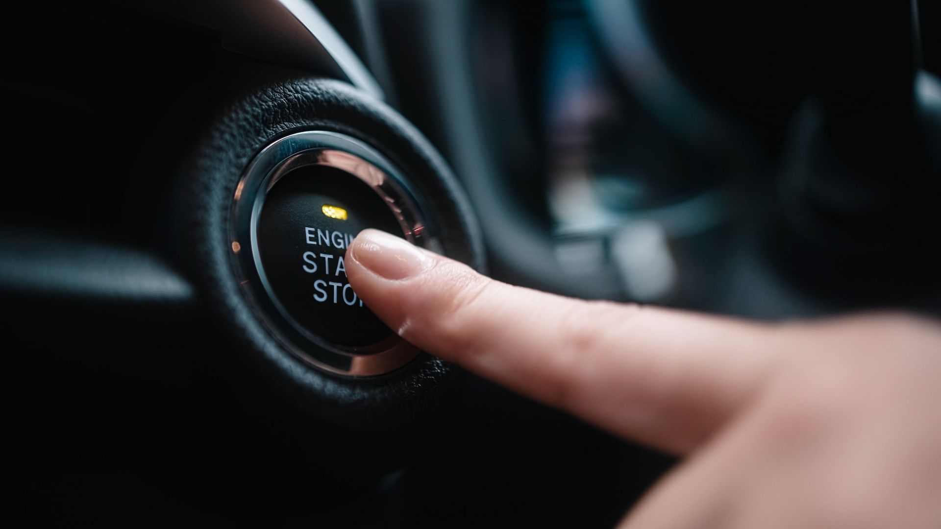 A Person is Pressing a Button to Start a Car — Duffys Car Rentals in Atherton, QLD