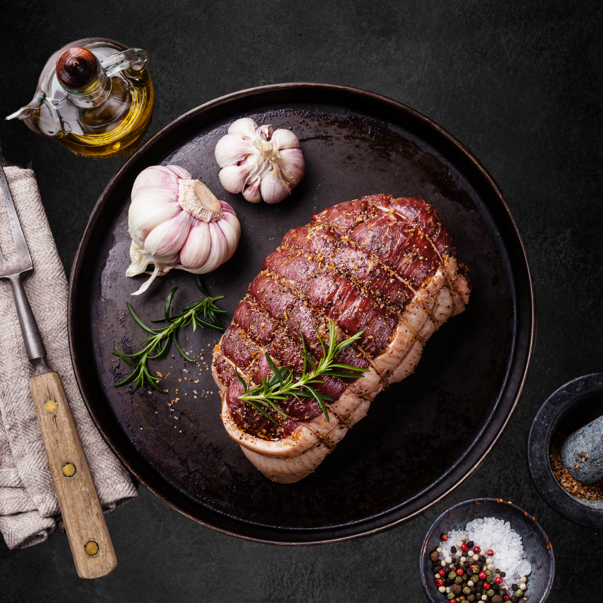 High-quality beef from pasture-raised cattle, showing the journey from farm to plate