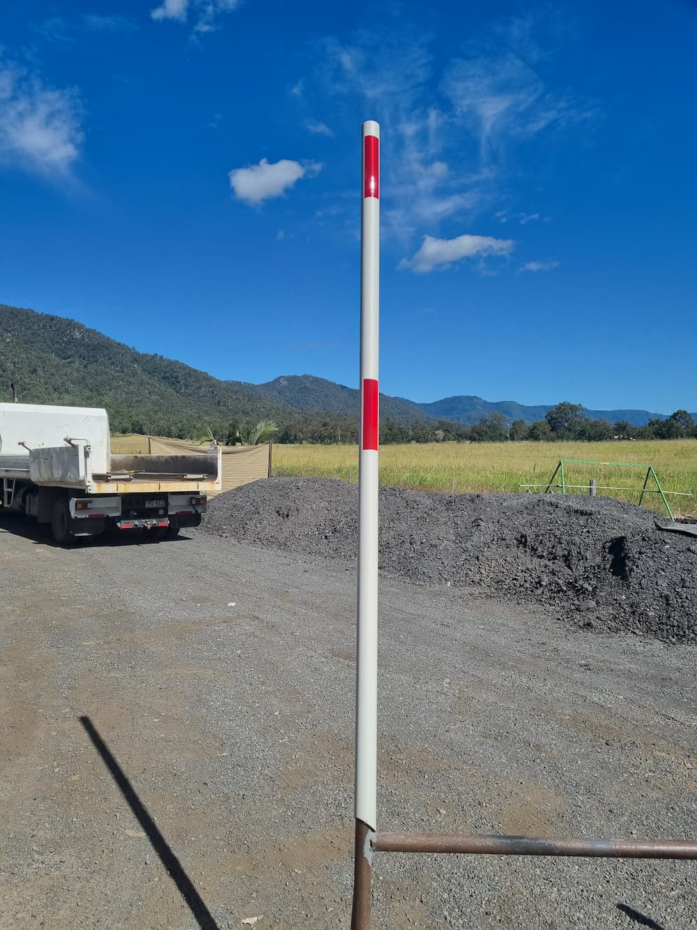 Road Marker with Two Red Marks — Jemal in Mackay, QLD