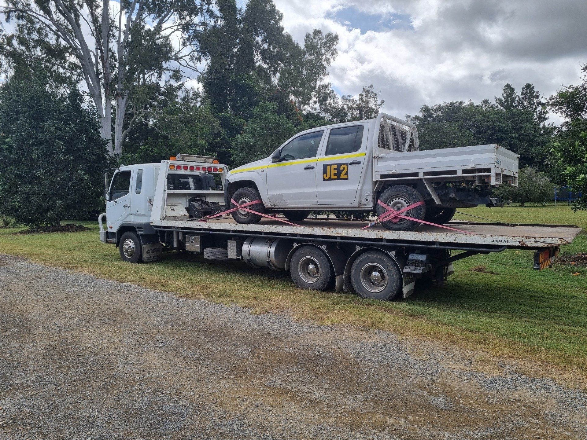 White Container Truck — Jemal in Mackay, QLD