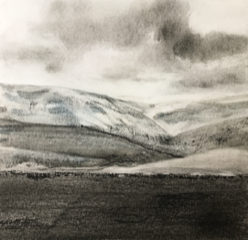 Life drawing, charcoal