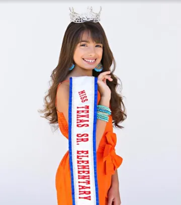 Kali Soliz  Miss Texas Sr Elementary of America 2019