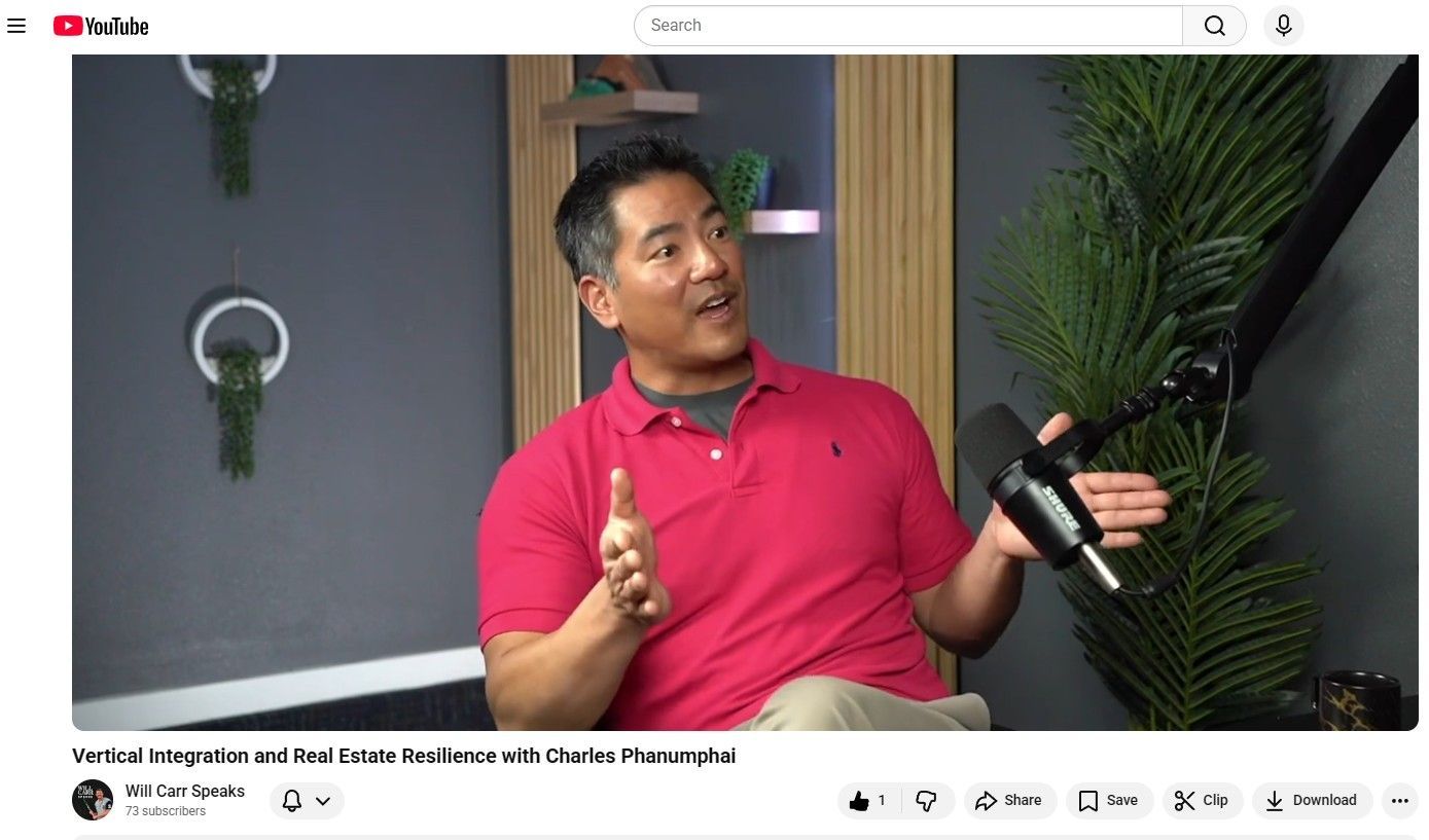 Vertical Integration and Real Estate Resilience with Charles Phanumphai