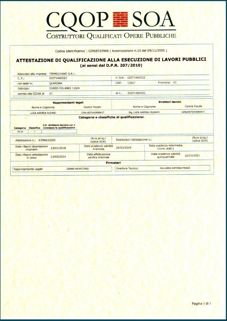 certificazione cqop