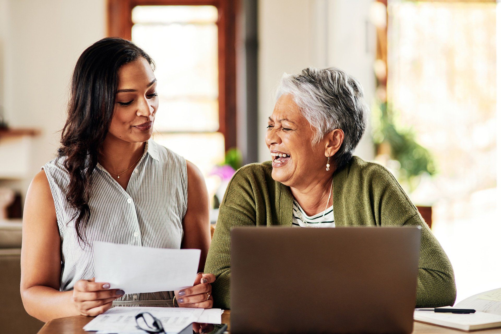 Senior Couple Meeting with Insurance Agent — New Carlisle, IN — Barnhart Insurance