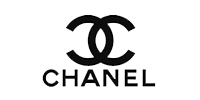 A black and white logo for chanel on a white background.