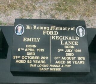 Double Lawn Monument — Northern Rivers Headstones in Casino, NSW