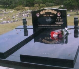 Double Full Cover Monuments — Northern Rivers Headstones in Casino, NSW