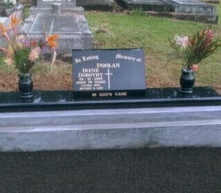 Full Cover Monuments With Flower Decoration — Northern Rivers Headstones in Casino, NSW