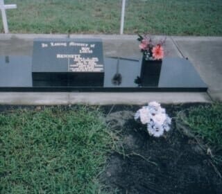 Lawn Monuments Beside Square Vase — Northern Rivers Headstones in Casino, NSW