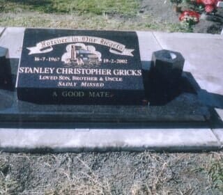 Lawn Monuments With Hexagonal Vase — Northern Rivers Headstones in Casino, NSW