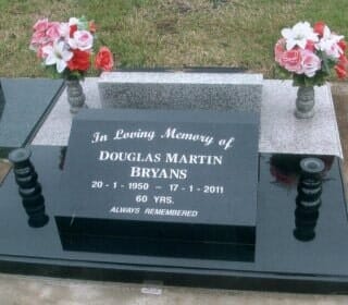 Lawn Cover Monuments With Small Round Vases — Northern Rivers Headstones in Casino, NSW