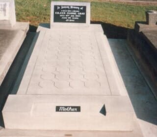 A Grave in A Cemetery with A Sign that Says Mother on It — Northern Rivers Headstones in Casino, NSW