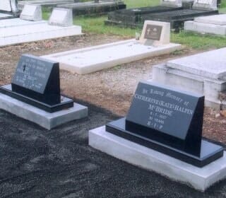 Two Upright Lawn Cover Monuments — Northern Rivers Headstones in Casino, NSW