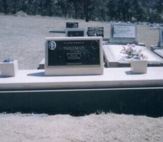 Light Granite Full Cover Monuments — Northern Rivers Headstones in Casino, NSW