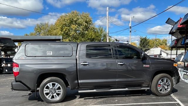 LED light bars and round lights with wiring arranged on a glass table