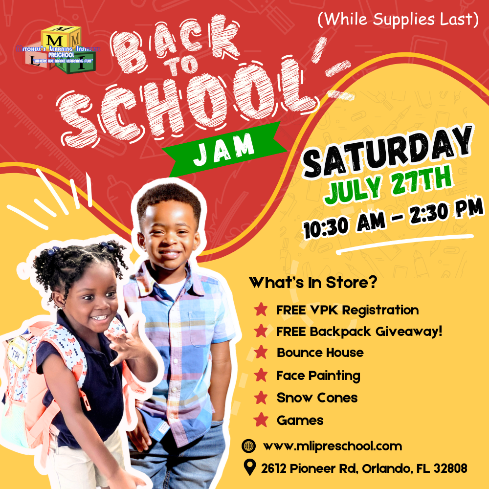 Mitchell's Learning Institute Back To School Drive