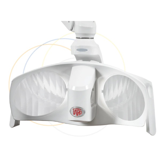 American Dental - Una lámpara dental blanca, marca italiana