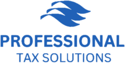 Blue logo with the word 