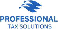 Blue logo with the word 
