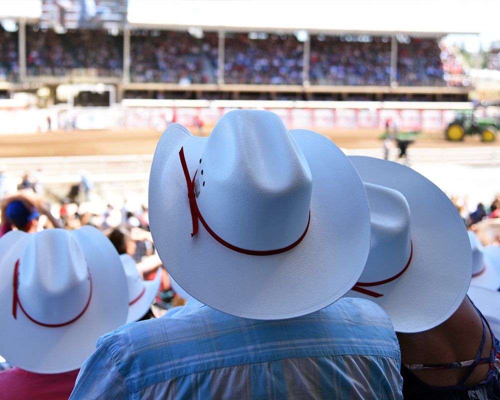 People enjoying a rodeo in the Texas Panhandle