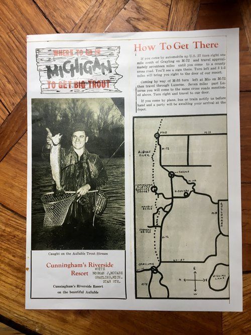 A paper that says how to get there on it