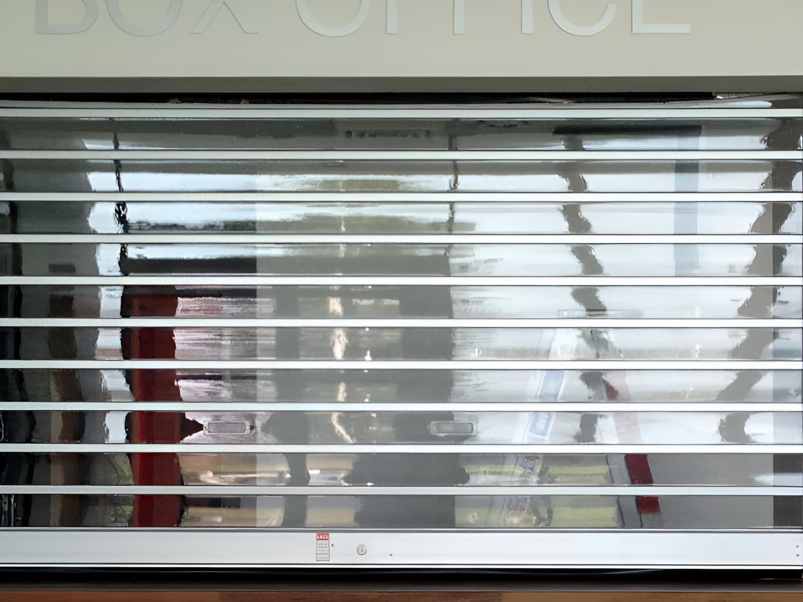 A Shop Window With Clear Vision Shutter — Ulladulla Blinds & Home Improvements In Ulladulla, NSW