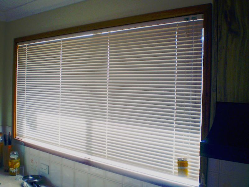 White Wooden Venetian Blinds, Closed Position — Ulladulla Blinds & Home Improvements In Ulladulla, NSW