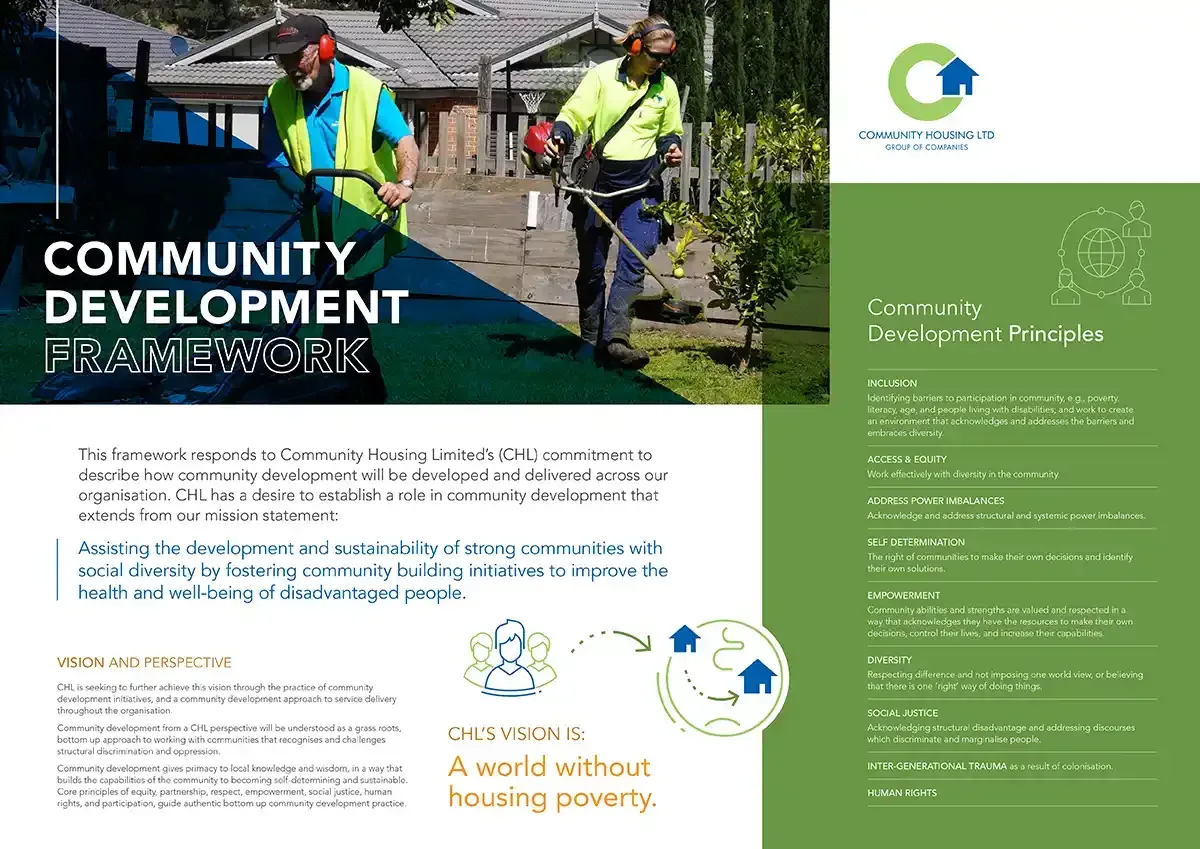 Download: CHL's Community Development Framework