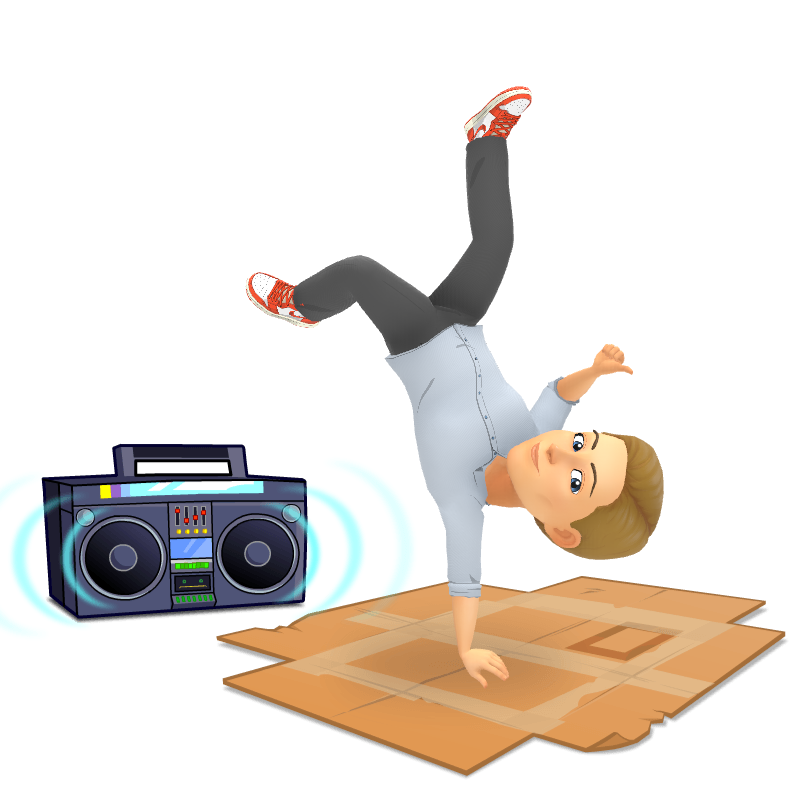 A cartoon of a woman holding a camera and smiling