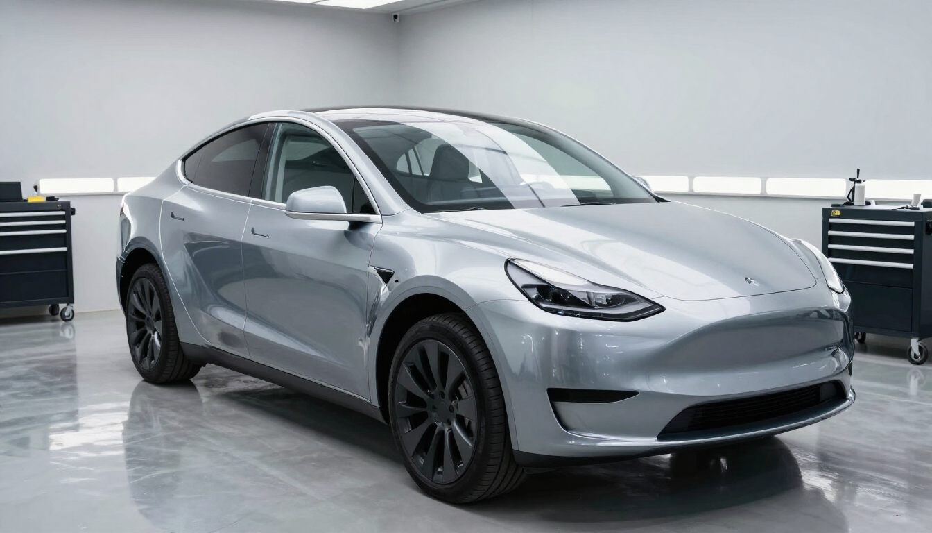 Voiture réparée en carrosserie à Domène sans franchise