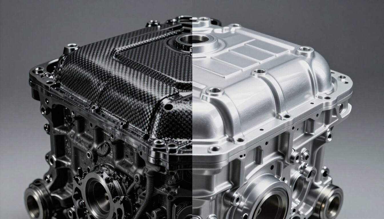 Image d'un moteur avant et après nettoyage