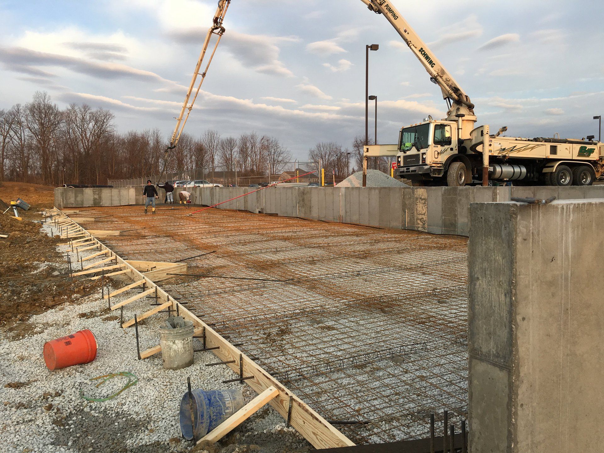 School Maintenance Building Construction Site — Milford, OH — Perkins Carmack Construction, LLC