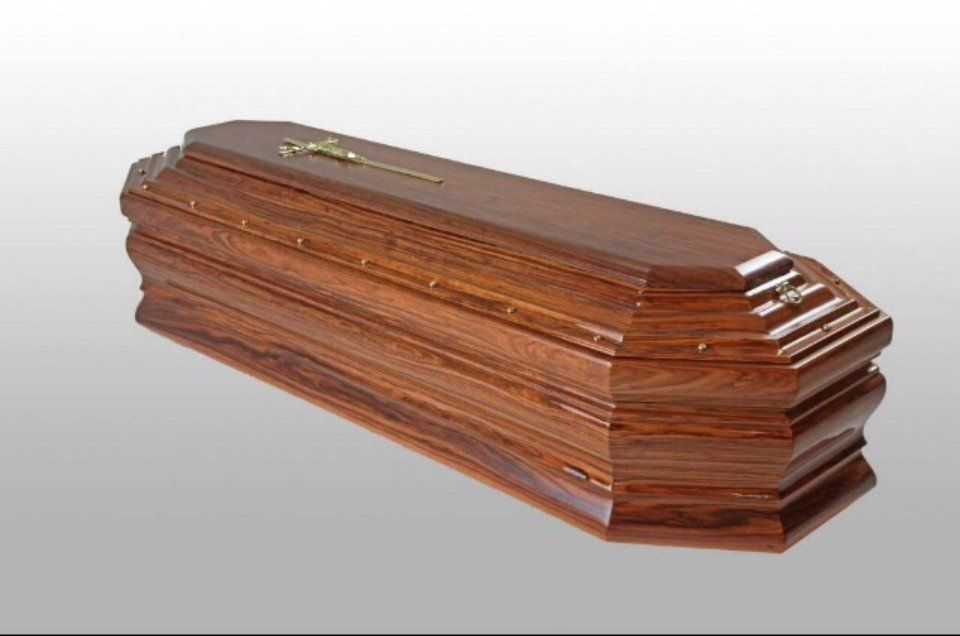 Cofano funebre in legno