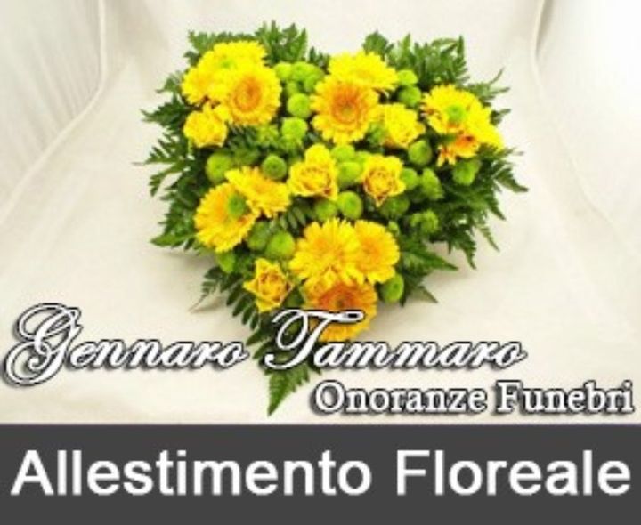Allestimento floreale per funerali
